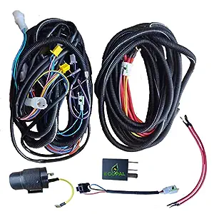 EGOPAL Rear Wiring Connection. QSD Wiring Set for E-Rickshaw/ E Vehicle, Black