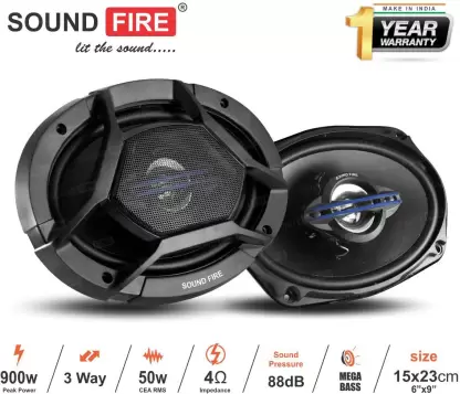 SOUND FIRE Performance Series SF 6989 3-Way 900W 6"X9" inch Coaxial Car Speaker (900 W)