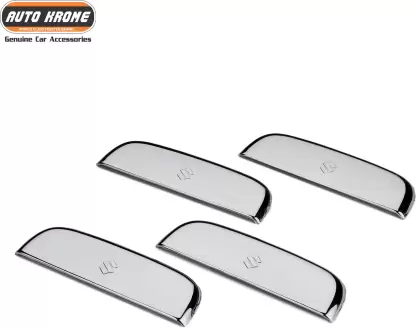 Auto Krome Handle Cover/Catch Cover/ Door Handle Chrome Plated 4 Pc -Maruti Alto,